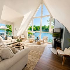 Lakefront 3BD/2.5BA/Dock/Firepit/Kayaks/Pet Friendly-12PP