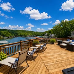 Sunsets & Docktails 4BD/2BA/Dock/Deck/Grill/Firepit/Lakeview/9PP