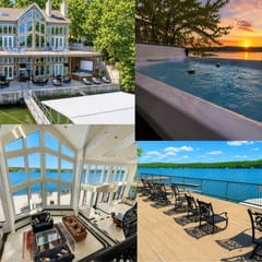 The Crystal Palm-Lakefront/6BD/4BA/Dock/Swim Spa/Indoor-Outdoor Pool/Theater/Poker Room-Group Friendly-30PP