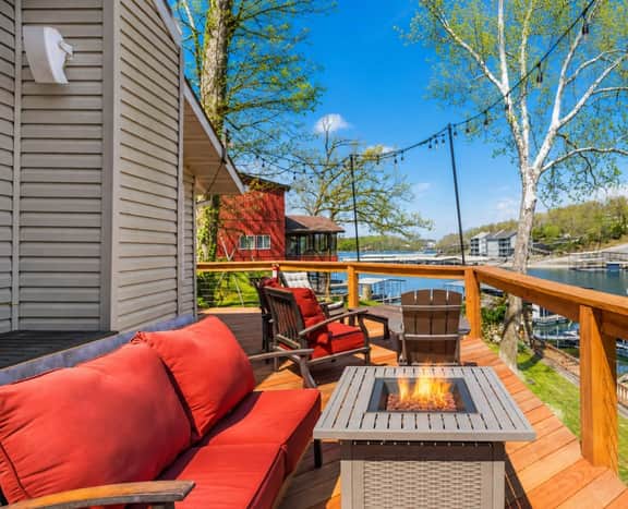 Stone Villa | Lakefront w/ Private Dock, Hot Tub, Firepit, Kayaks 3BD/3BA | Heart of Osage Beach - Image 3