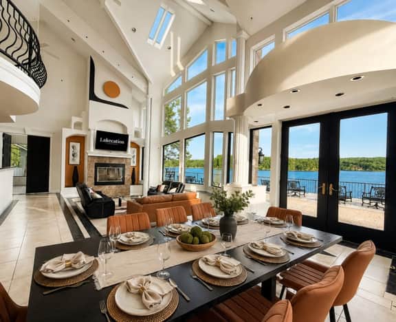 The Crystal Palm-Lakefront/6BD/4BA/Dock/Swim Spa/Indoor-Outdoor Pool/Theater/Poker Room-Group Friendly-30PP - Image 2