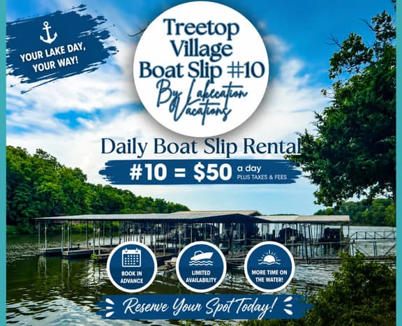 Treetop Dock #10-Daily Rental Fee - Image 1