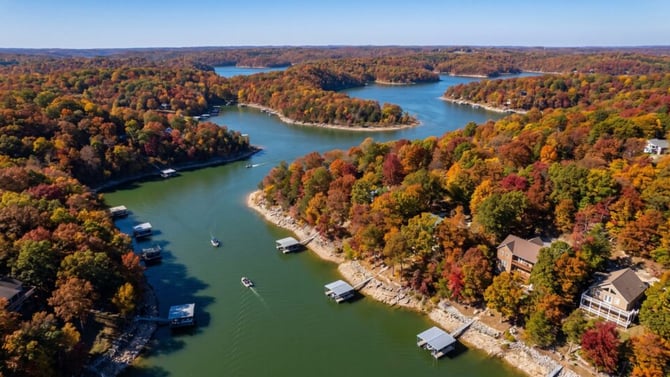 October Lake of the Ozarks: Fall Colors & Harbor Hop